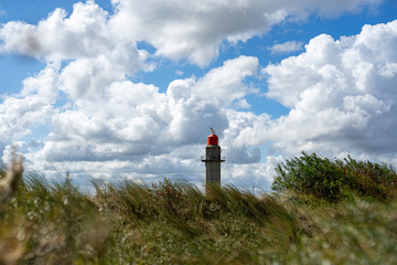Fototapeta na wymiar Düne Niederlande mit Leuchtturm