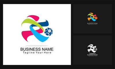 Obraz premium league vector concept design logo