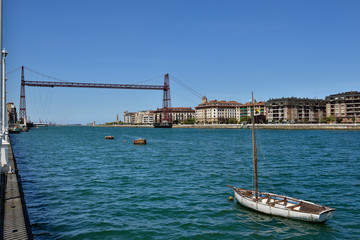 Portugalete and Getxo, Biscay, Basque Country, Euskadi, Spain, Europe