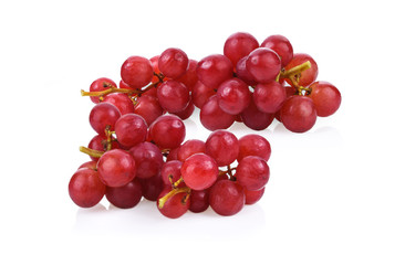 Grape red isolated on white background.