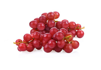 Grape red isolated on white background.