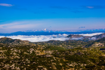Fototapeta na wymiar Lovcen Mountains National park - Montenegro