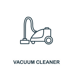 Vacuum Cleaner icon from household collection. Simple line Vacuum Cleaner icon for templates, web design and infographics