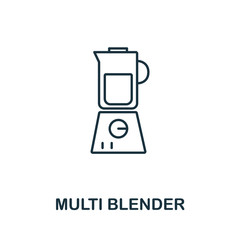 Multi Blender icon from household collection. Simple line Multi Blender icon for templates, web design and infographics