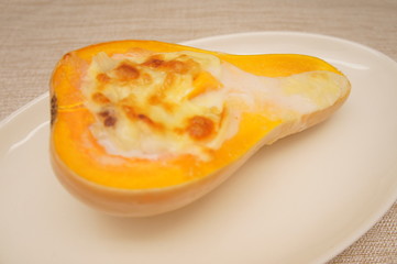 バターナッツカボチャのグラタン