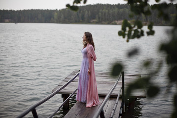 sad girl in the boat