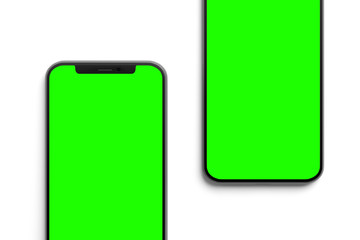 Mock up of smartphone - 3d rendering