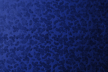 Tooled floral pattern  leather texture