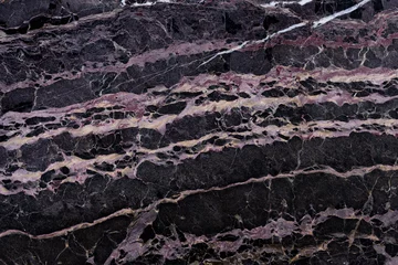 Poster Nieuwe zwarte marmeren achtergrond als onderdeel van je sfeervolle interieur. Hoge kwaliteit textuur. © Dmytro Synelnychenko