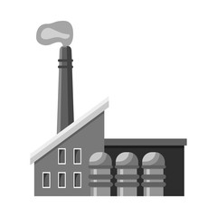 Fototapeta premium Vector illustration of factory and manufacture icon. Set of factory and pipe stock vector illustration.