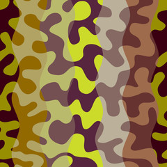 Patchwork textile pattern in military style. .