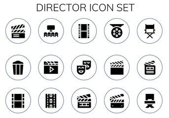 director icon set
