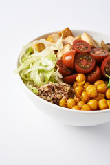 quinoa and vegetables blanced bowl