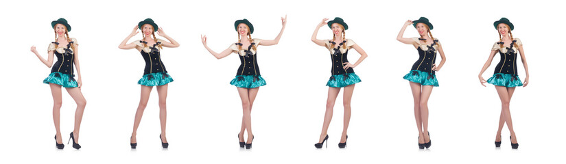 Woman in fashion clothing concept