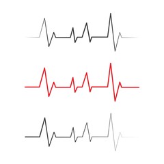 Pulse line ilustration