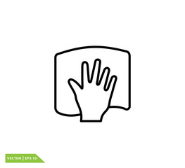Obraz premium touch icon vector design template