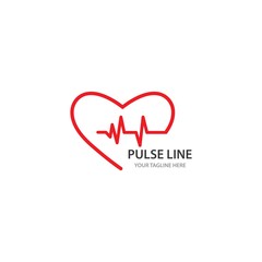 Pulse line ilustration