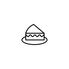cake dessert icon vector illustration