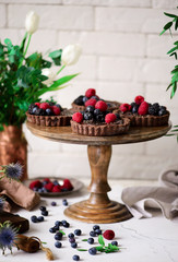 vegan chocolate tartlets with avocado chocolate pudding.style  vintage