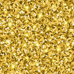 Gold Glitter Seamless Pattern