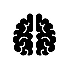 Brain icon vector