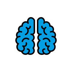Brain icon vector