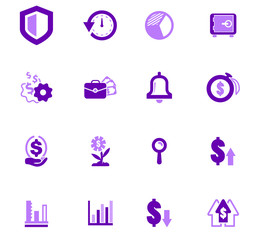 Business icons set