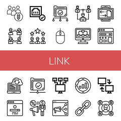 link icon set