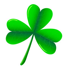 St. Patrick's Day. three-leaf clover.