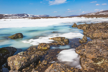 Lake on Putorana Plateau, Taimyr. Russia