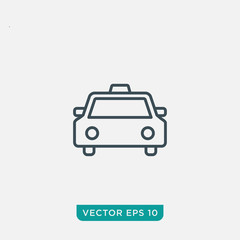Taxi Icon Design, Vector EPS10