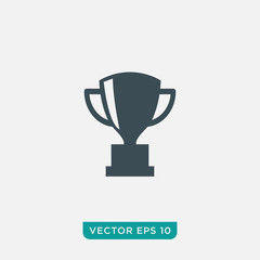 Trophy Icon Design, Vector EPS10