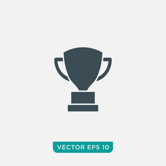 Trophy Icon Design, Vector EPS10