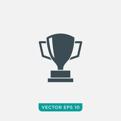 Trophy Icon Design, Vector EPS10
