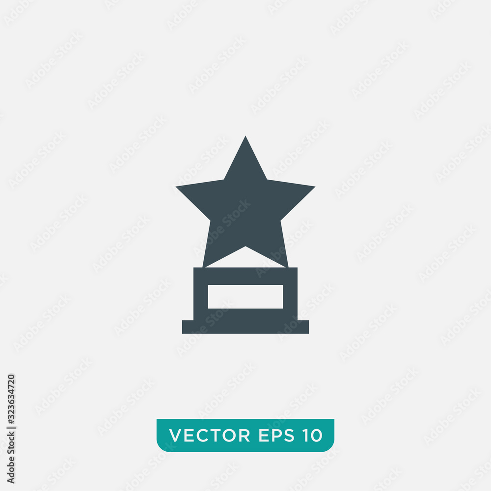 Wall mural trophy icon design, vector eps10