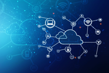 Digital Abstract technology background,2d illustration