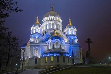 Fototapeta na wymiar The Novocherkassk Cathedral.