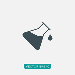 Flask Icon Design, Vector EPS10