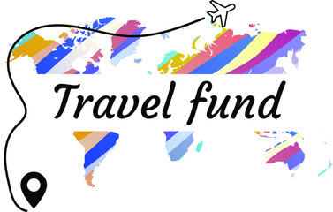Travel fund. Ready to post social media quote