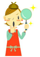 お母さん　探る　調べる