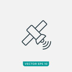 Satellite Icon Design, Vector EPS10