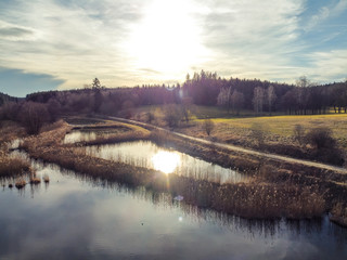 Bird's-eye view of Augsburg's Western Forests