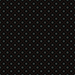Abstract geometric seamless pattern for your design. Circles and dots background.