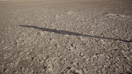 Shadow dry lake