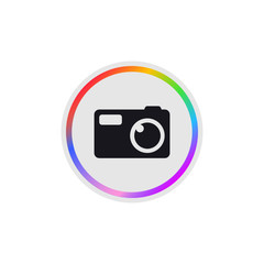 Digital Camera -  Modern App Button