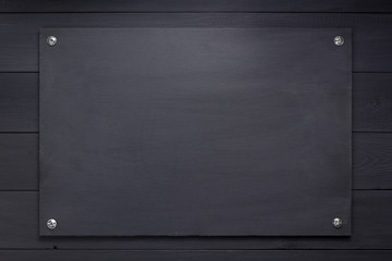 black wooden background as texture surface