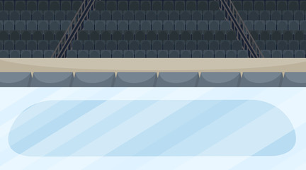 Background scene of iceskating arena with stadium © blueringmedia