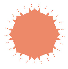 Mandala patterns on isolated background