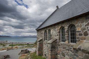 Lake Tekapo New Zealand Chapell of the good sheppard