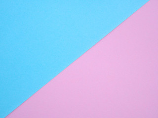 Blue and pink empty paper background texture for design and text.